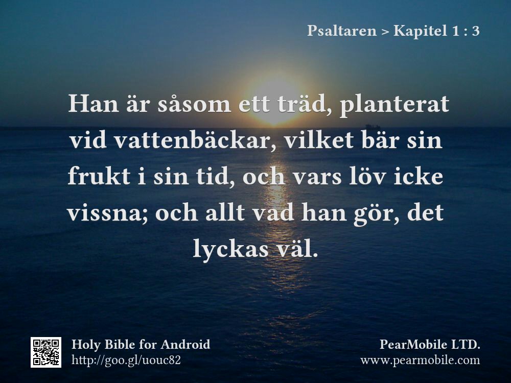 Psaltaren, Kapitel 1:3